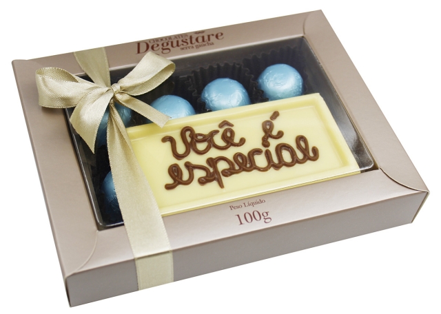 Caixa de Bombons com Dizeres 100g